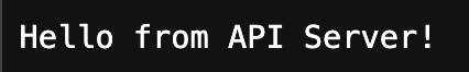 api 통신 성공