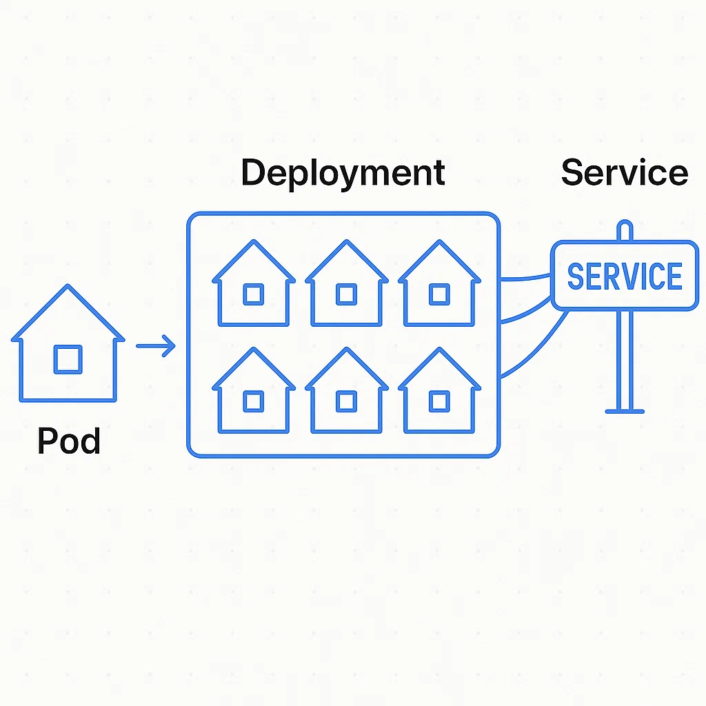 Pod - Deployment - Service