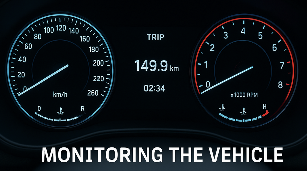 모니터링 역할(ex. 자동차 계기판)