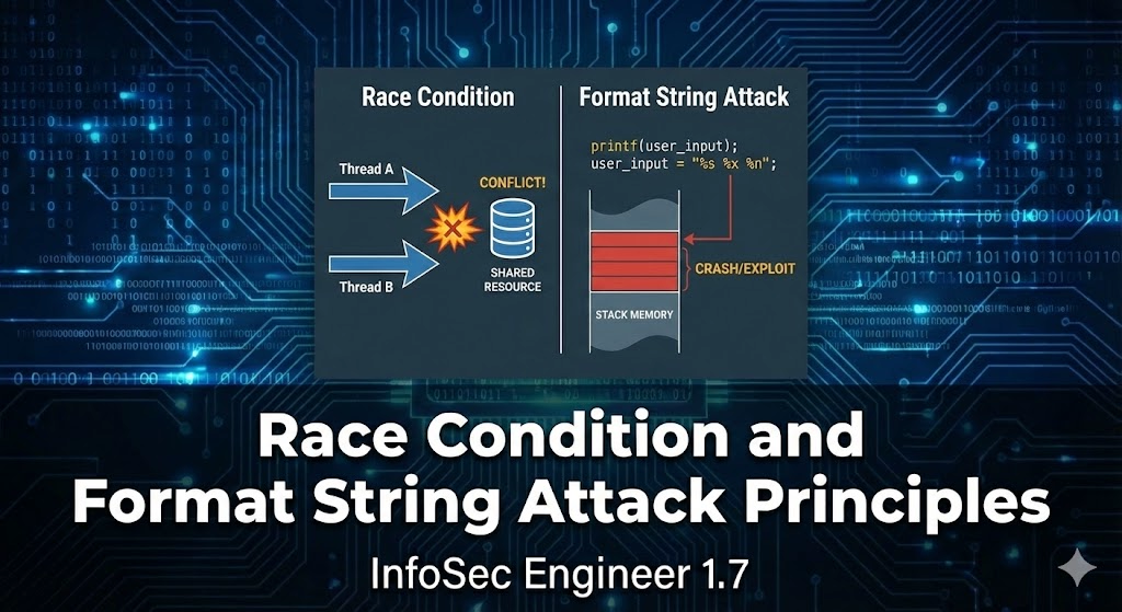정보보안기사 - 1.7 레이스 컨디션과 포맷 스트링 공격 원리