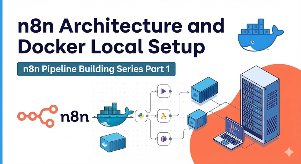 n8n 아키텍처와 도커 로컬 배포 - n8n 파이프라인 구축 시리즈 1편