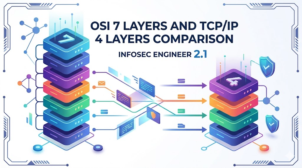 정보보안기사 - 2.1 OSI 7계층과 TCP/IP 4계층 완벽 비교